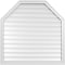 Ekena Millwork Octagonal Top Surface Mount PVC Gable Vent w/ 2"W x 1-1/2"P Brickmould Frame, 40"W x 40"H GVPOT40X4002SF - alternate 1